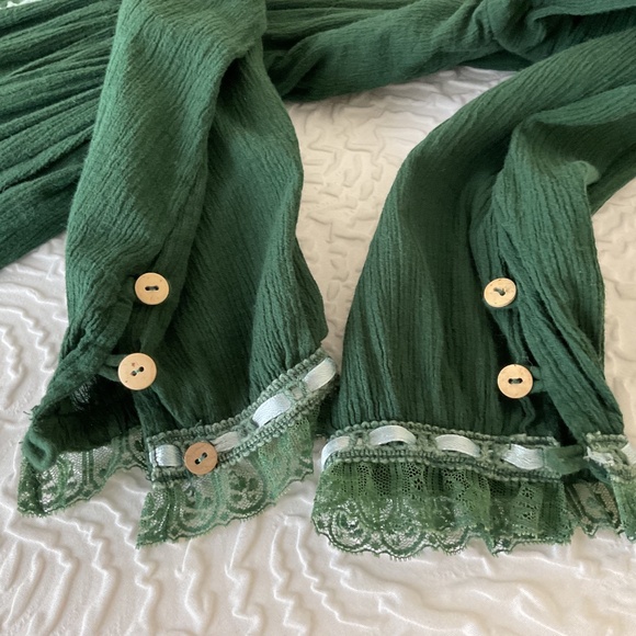 Chasing Unicorns Cutwork Embroidery Maxi Dress XS - Picture 4 of 4